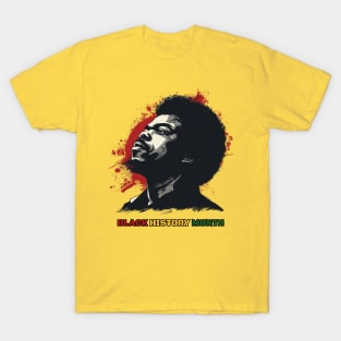 Black History Month A Black History Month Celebration Design T-Shirt